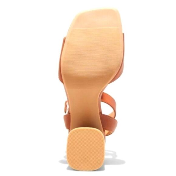 NWT Brown chunky block heels - Picture 4 of 6